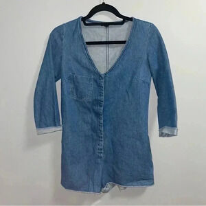 Denim Zara  Romper